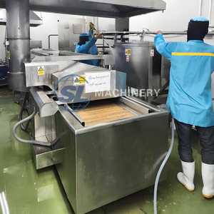 Electric Continuous Fryer Machine