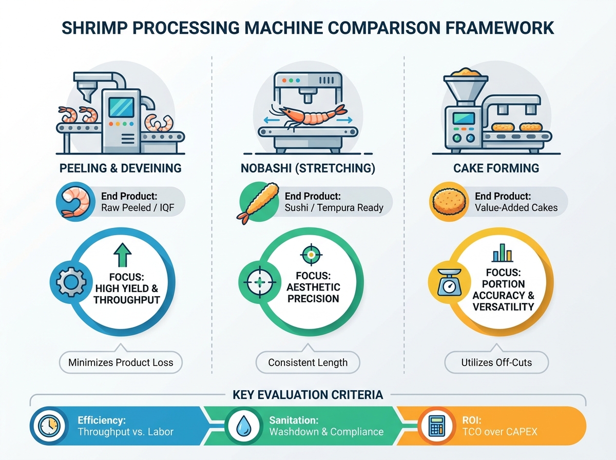 shrimp processing machines